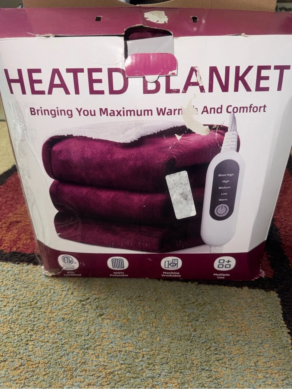 Heated‎ Blanket 50x60